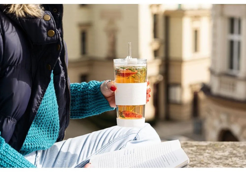 Бяла термочаша 600 ml Fuori – Vialli Design