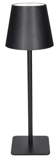 Solight WO69-B - LED димируема презареждаема сензорна настолна лампа LUCCA LED/3,7V 2000 mAh черна