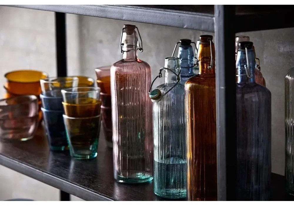 Розова стъклена бутилка 1,2 л Kusintha - Bitz