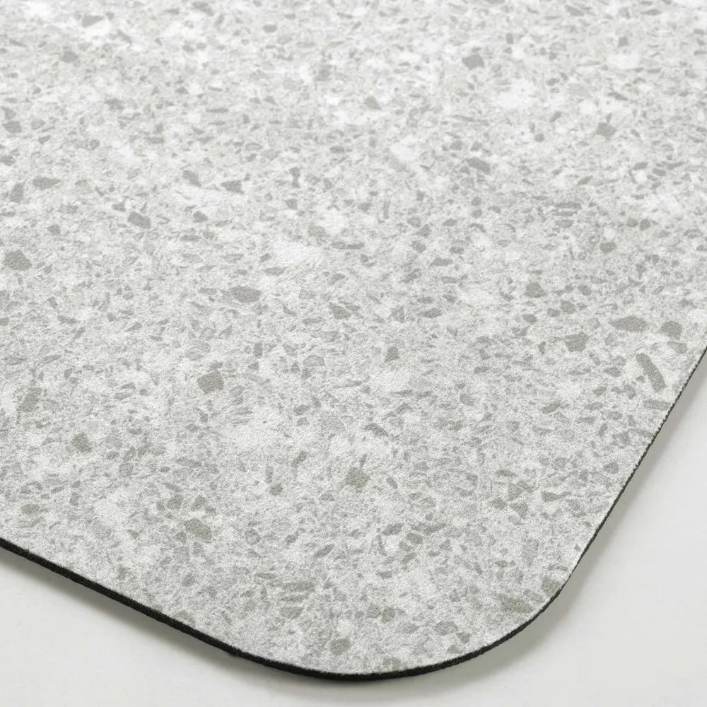 Сив килим за баня 50x80 cm Granite – douceur d'intérieur