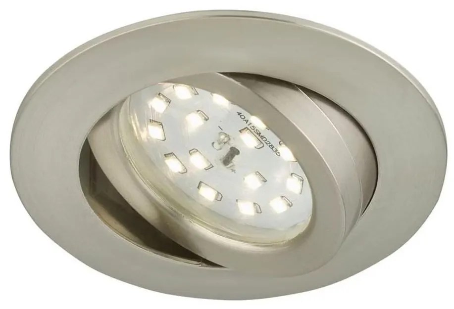 Briloner 7296-012 - LED Димируема лампа за вграждане/6,5W/230V IP23 хром