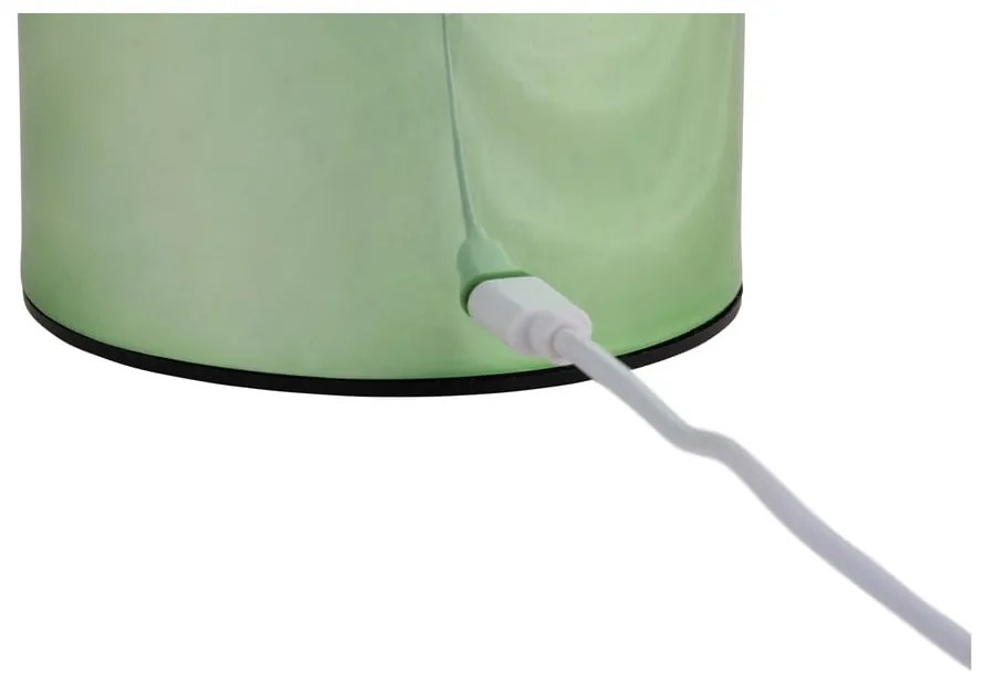 Светлозелена LED настолна лампа с метален абажур (височина 14 cm) Impetu – Leitmotiv