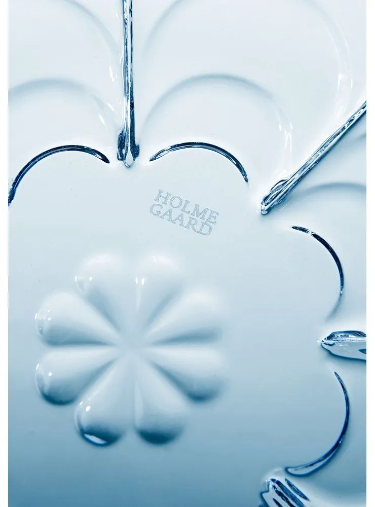 Светлосини десертни стъклени чинии в комплект от 2 бр. ø 16 см Lily - Holmegaard