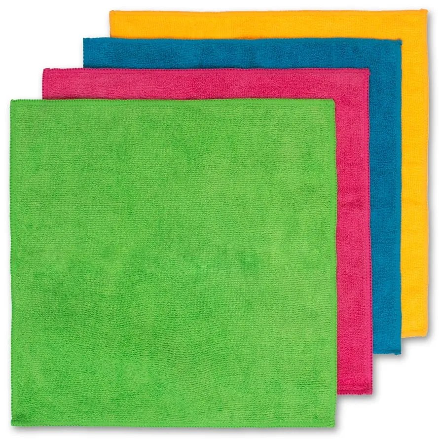Комплект от 4 кърпи от микрофибър, 30 x 30 cm Colors - Vileda