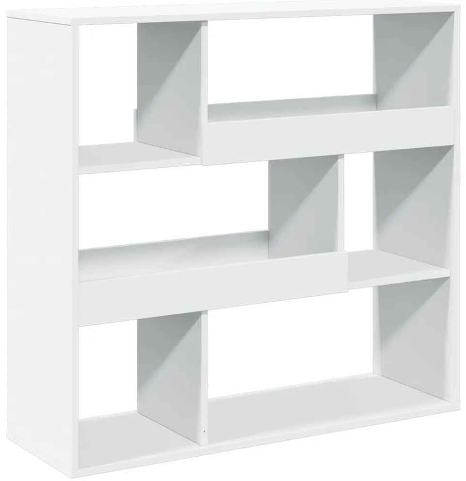 3309474 vidaXL Разделител за стая, бял, 100x33x94,5 см, инженерно дърво
