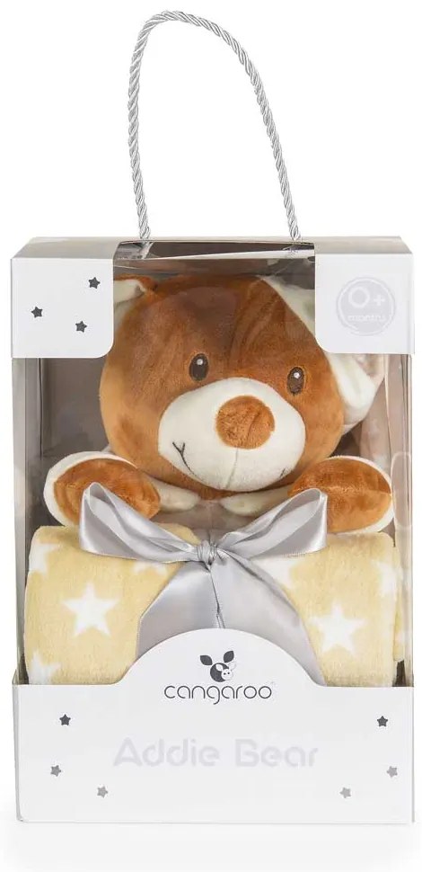 CANGAROO Одеяло с играчка ADDIE BEAR БЕЖОВО