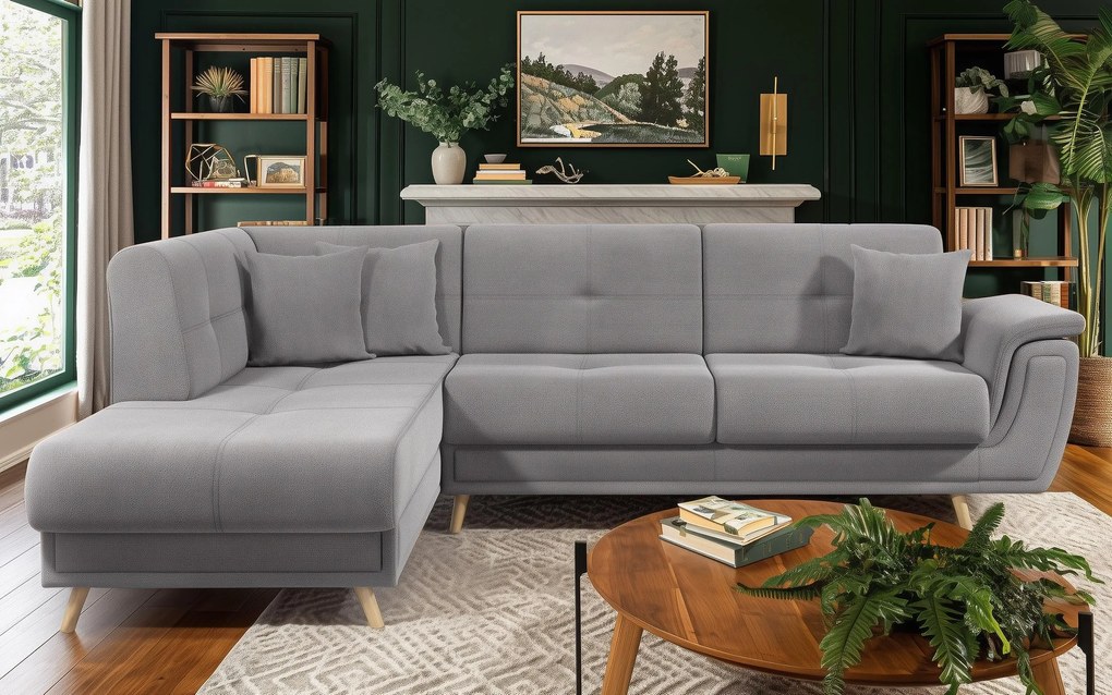 Разтегателен ъглов диван + клик-клак механизъм Принцес Премиум