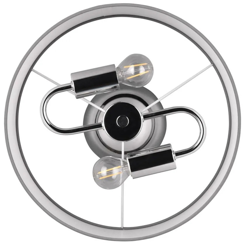 Сива лампа за таван ø 30 cm Davos - Trio