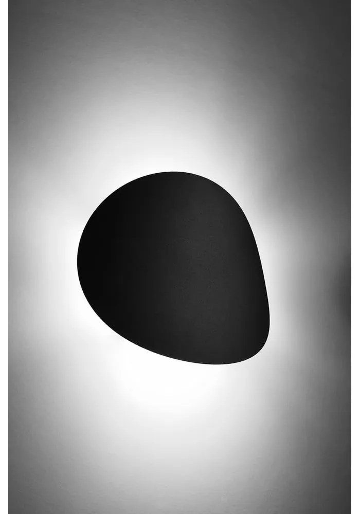 Черна стенна лампа Junker - Sollux