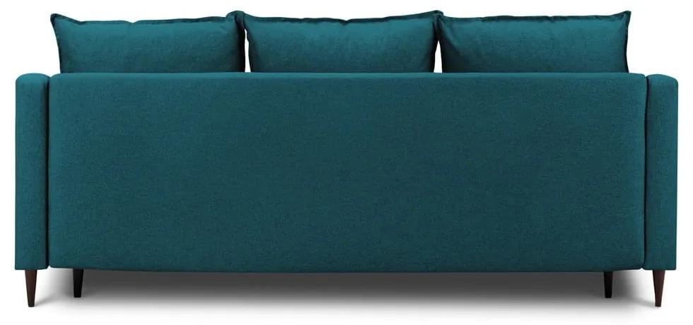 Разтегателен тюркоазен диван с място за съхранение , 215 см Ancolie - Mazzini Sofas