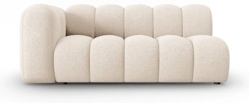 Кремав модулен диван (ляв ъгъл) Lupine – Micadoni Home