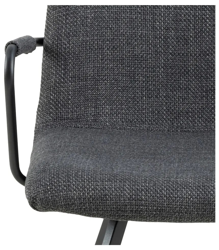 Тъмносиви трапезни столове в комплект от 2 броя Selina - Actona