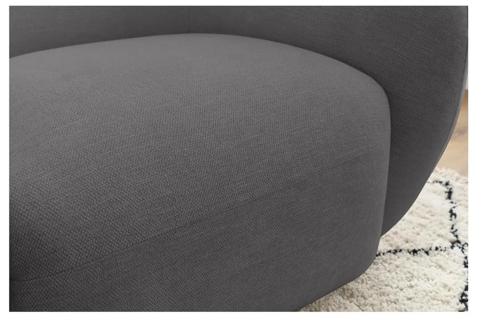 Тъмносиво кресло Celine – Bobochic Paris