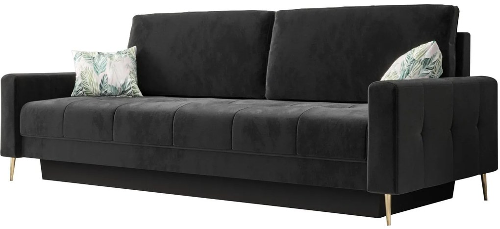 Разтегателен диван Sopi-Черно