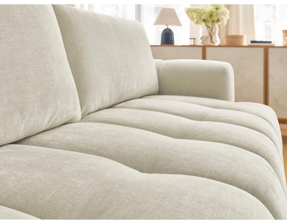 Бежов сгъваем/с място за съхранение диван 251 cm Fuji – Bobochic Paris