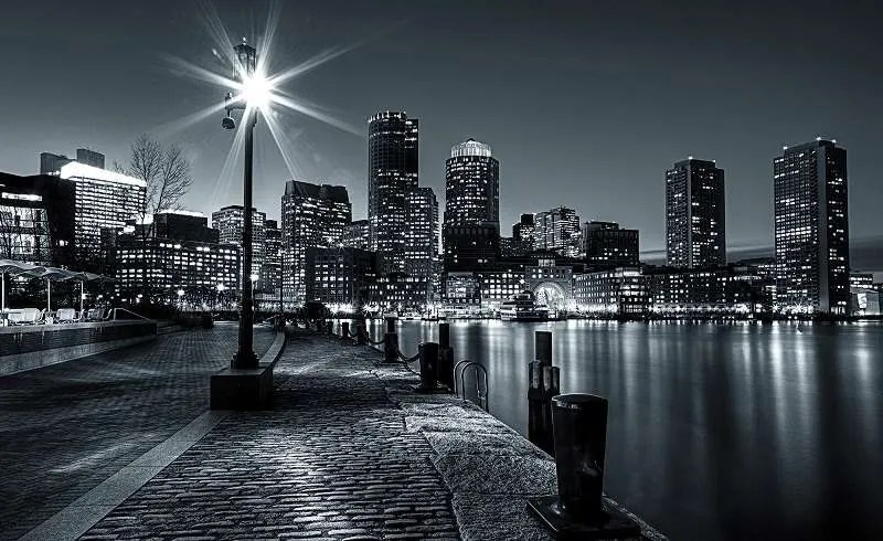 City - Black and White  - C04158