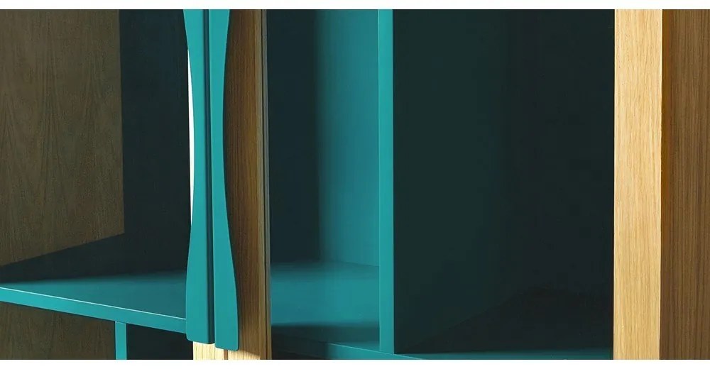 Тюркоазено синя витрина Avon - Woodman