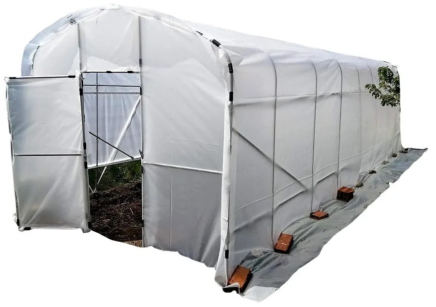 Професионална модулна оранжерия Tunnel Pro System 3 - 24 кв.м. с две врати и проветрение (8x3x2m)