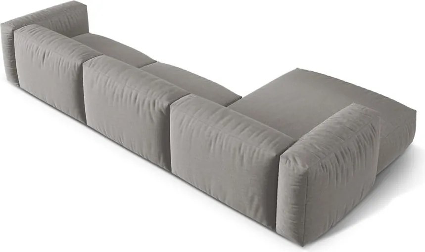 Светлосив модулен ъглов диван (ляв ъгъл) Martina – Micadoni Home