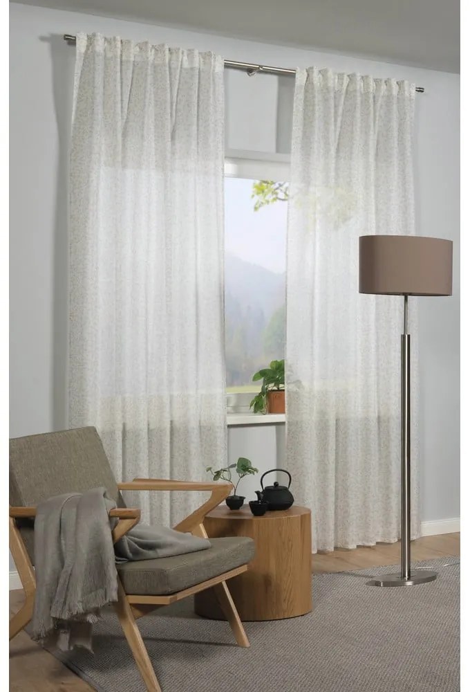 Бяла завеса 135x245 cm Zen Silence – Gardinia