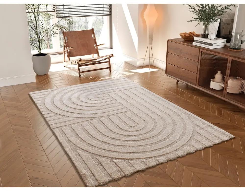 Кремав килим 80x150 cm Snowy – Universal