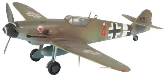 Германски изтребител на Луфтвафе Messerschmitt Bf 109 G-10 - сглобяем модел