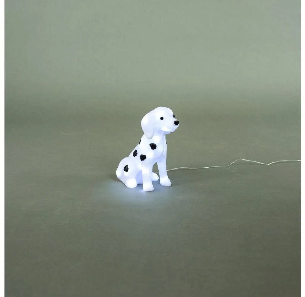 Външна LED декорация 30xLED/3,6W/230V IP44 студено бяло с далматинска шарка