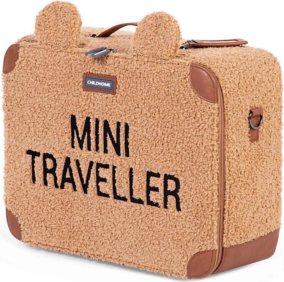 Childhome - Детски пътнически куфар TEDDY кафяв