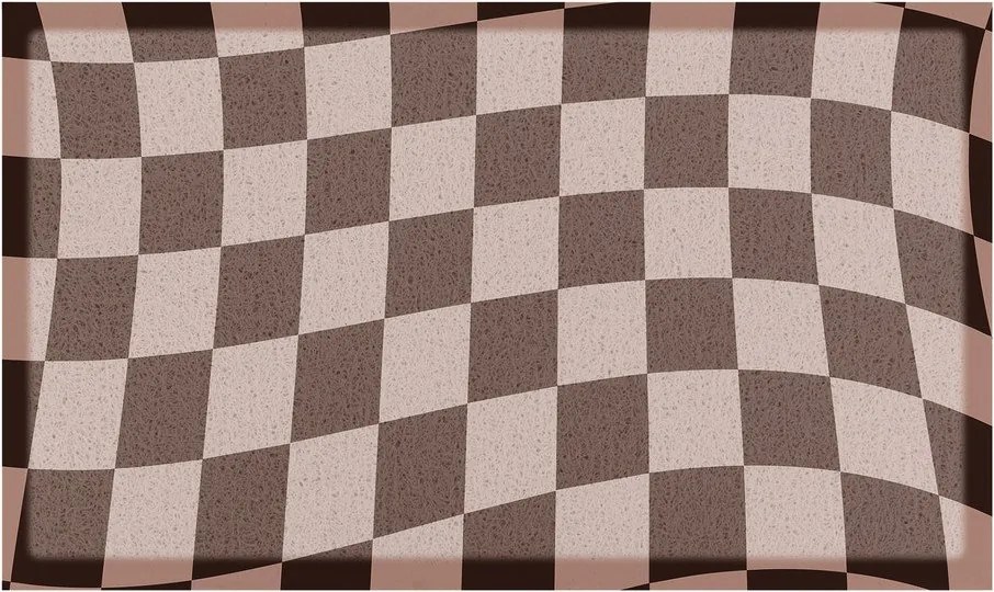 Изтривалка от PVC 40x70 cm Checkerboard – Artsy Doormats