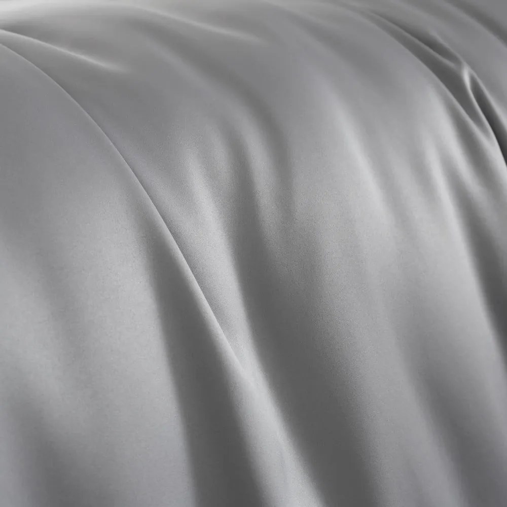 Сиво спално бельо за двойно легло 200x200 cm Silky Soft - Catherine Lansfield