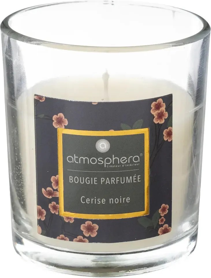 Ароматна свещ atmosphera Neda, Стъкло, 110 g - Morello Cherry