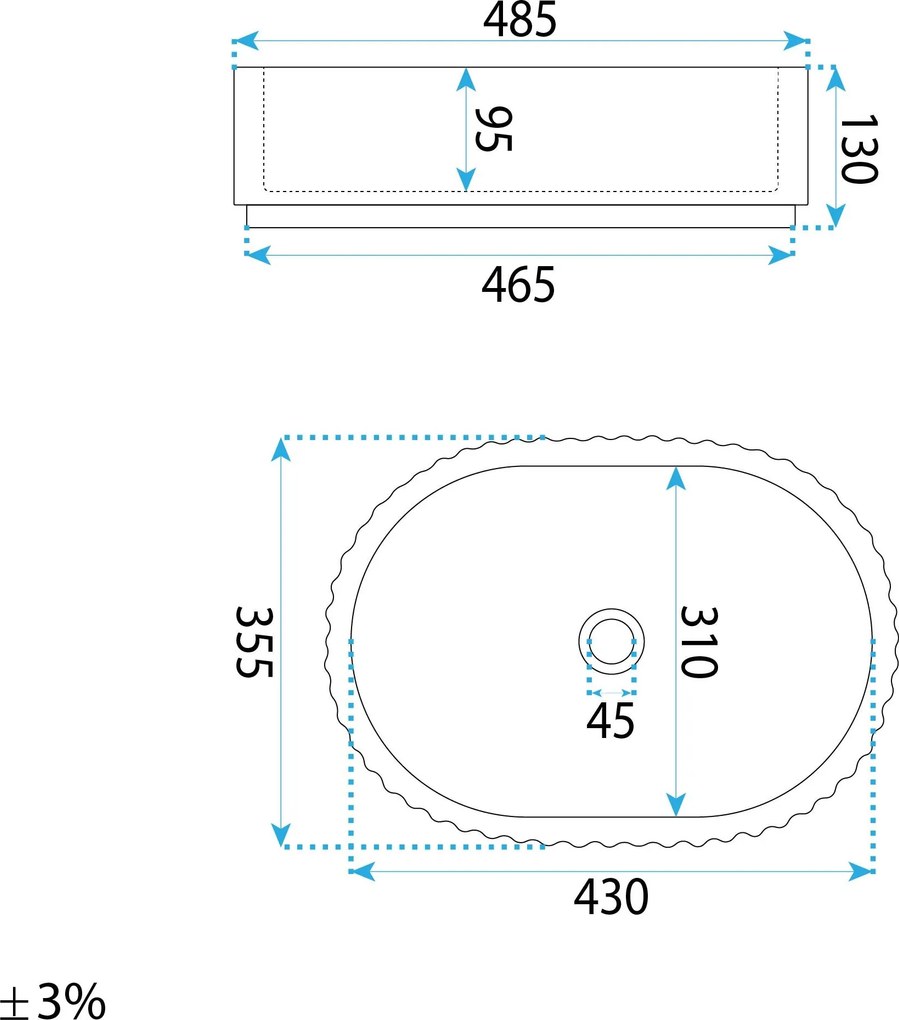 Умивалник за плот Margaret Black