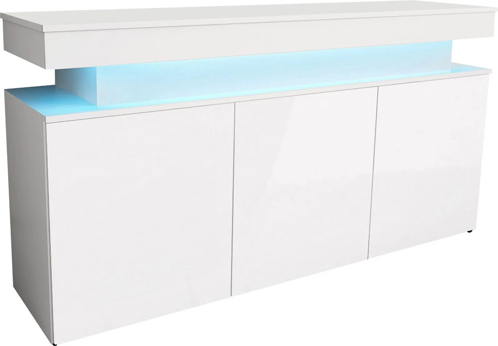Бюфет Glossa 160 със LED-Leuko