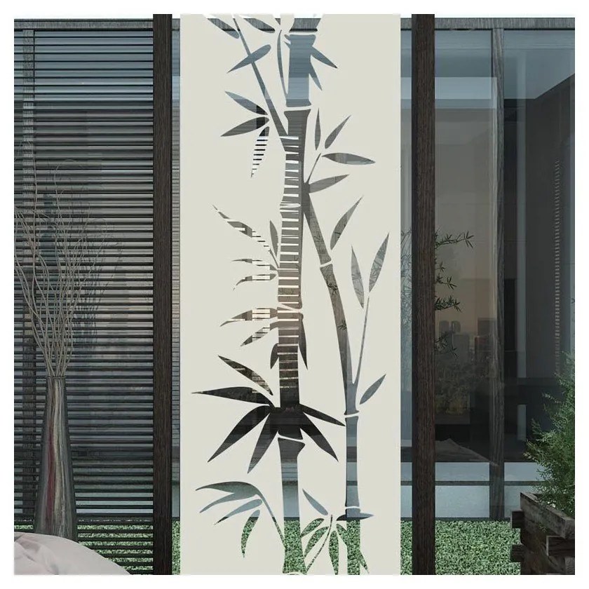 Водоустойчив стикер за душ Бамбук, 195 x 55 cm - Ambiance