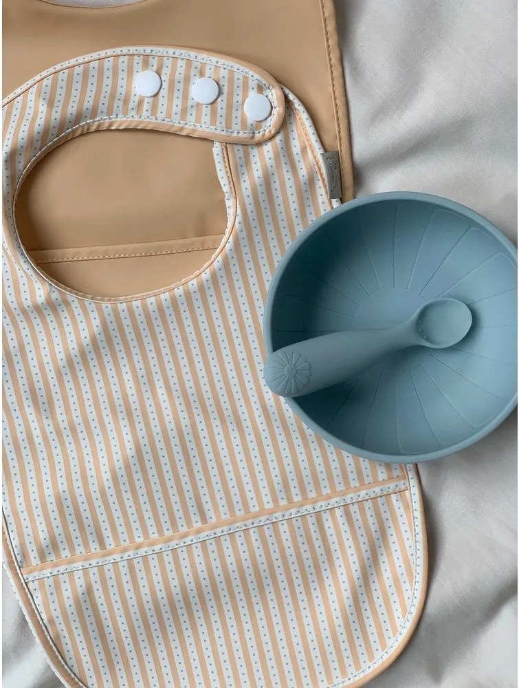 Сини/сиви бебешки лъжички в комплект от силикон 2 бр. Midnight Mix – Cam Cam Copenhagen