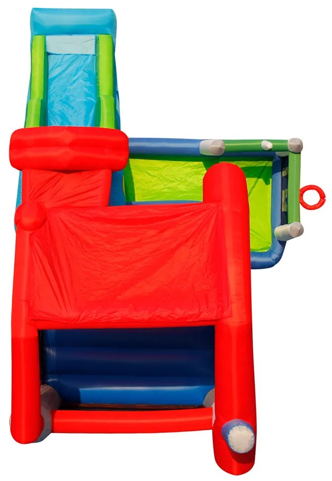 HAPPY HOP Игрален център къща с пързалка и топки 455x330x265