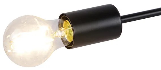 Дизайнерски плафон черен 5-светлина - Facile