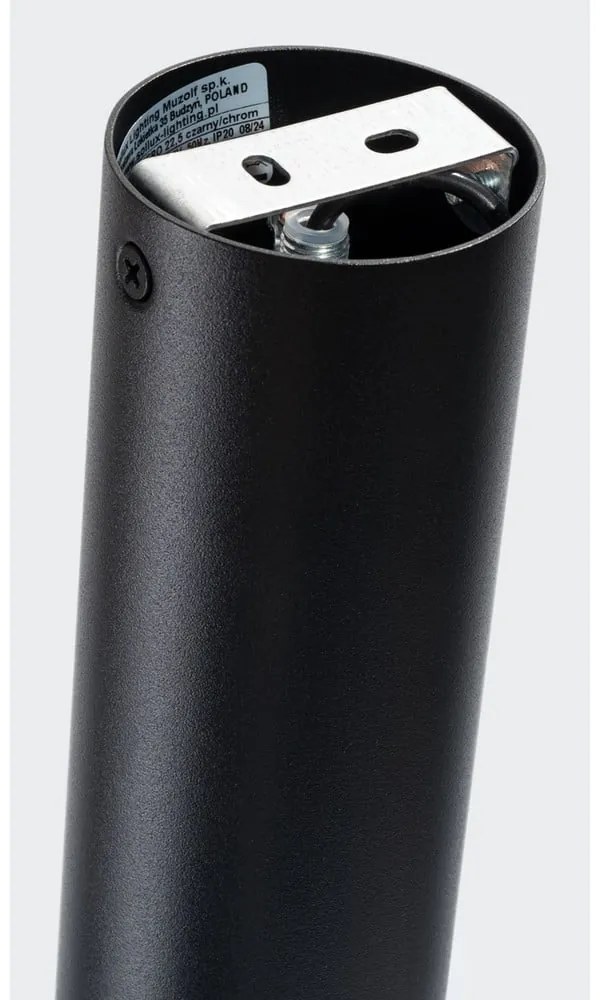 Осветително тяло за таван в черен и сребрист цвят Crown – Sollux