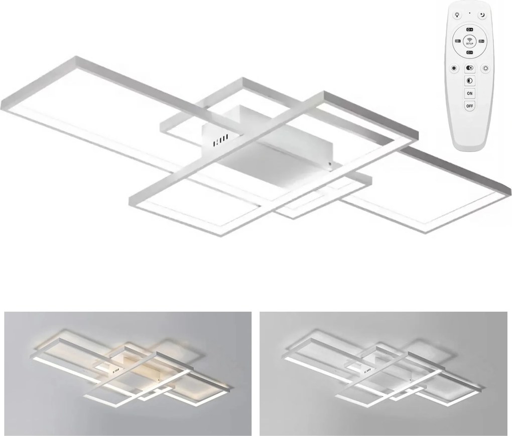 Плафон LED + дистанционно управление WHITE APP660