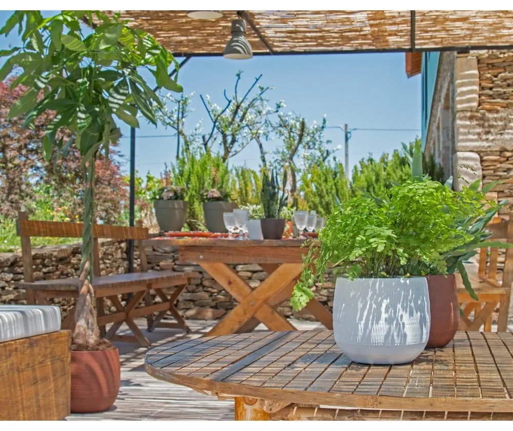 Керамична ръчно изработена саксия за цветя ø 20 cm Aura – Artevasi