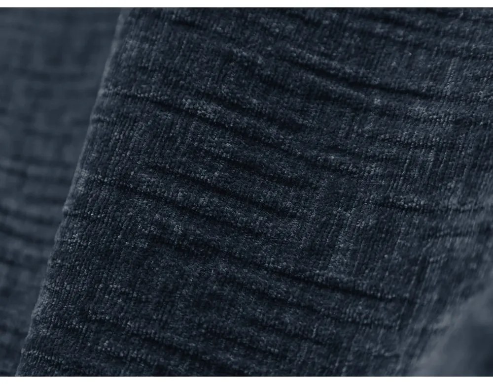 Тъмносин шезлонг (десен ъгъл) Vanda – Mazzini Sofas