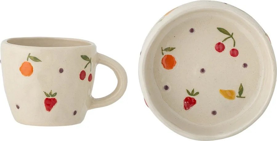 Глинен детски комплект за хранене 2 бр. Tatiana – Bloomingville Mini