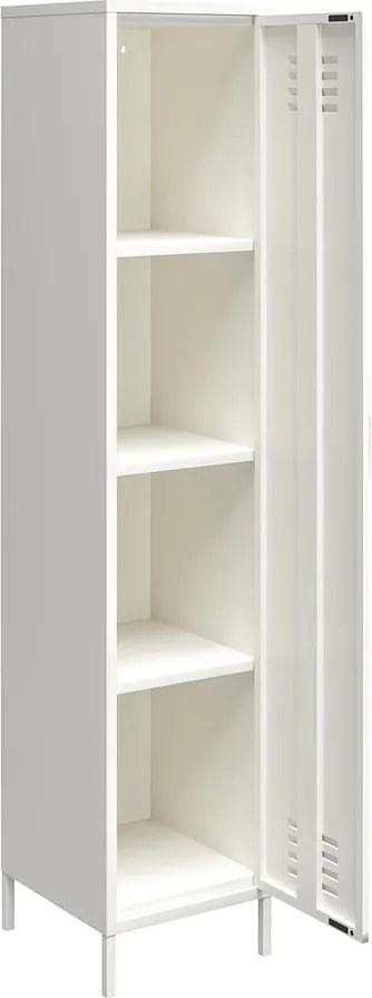 Бяло метално шкафче 38x185x40 cm Mission District – Støraa