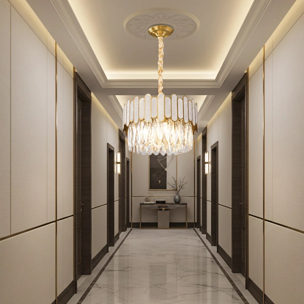 Лампа APP1746-4CP 40 cm Gold