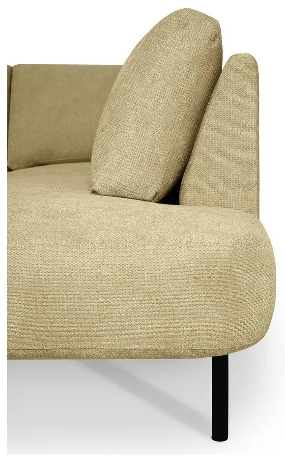 Ъглов диван в цвят жълта охра (десен ъгъл/"U" форма) Hero – Scandic