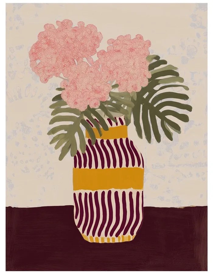 Картина 60x80 cm Striped Vase – Styler