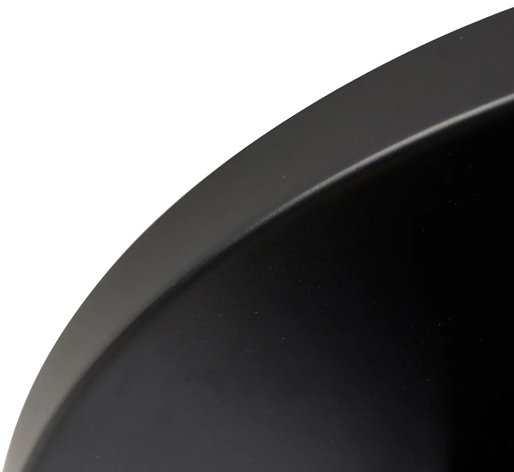 Индустриален прожектор черен с месинг 3-светлина - Haicha