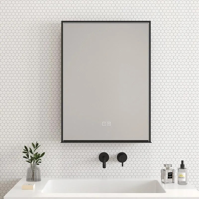 LED огледало за баня с нагревател ENZO, 60х80см, Inter Ceramic, 1962