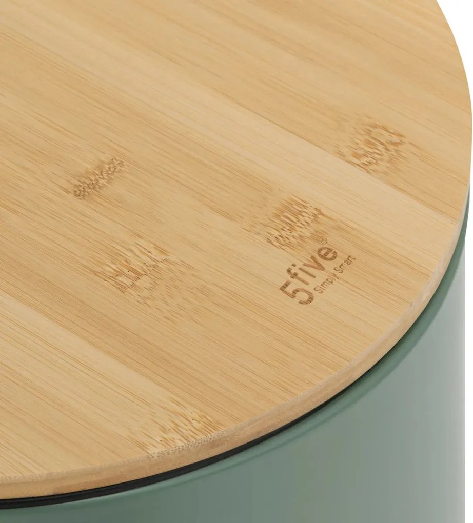 Кош 5five Modern Color, Метал и бамбук, 30 L - Зелен