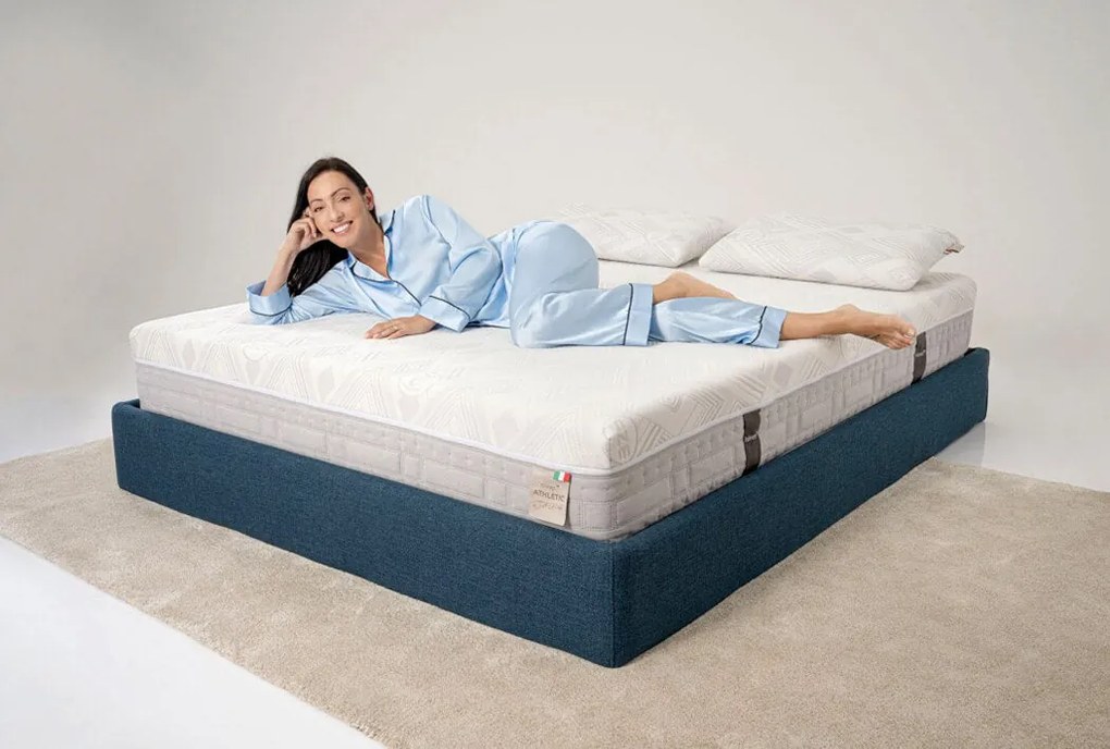 Матрак isleep, ATHLETIC, 90x200x25, Среден към твърд, Високоеластична пяна
